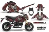 Honda Grom 125 Dirt Bike Graphic Kit - 2013-2016 Widow Maker Red