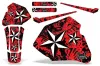 Honda XR100 Dirt Bike Graphic Kit - 1985-2000 Northstar Red