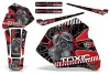 Honda XR100 Dirt Bike Graphic Kit - 1985-2000 Toxicity Red