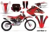Honda XR100 Dirt Bike Graphic Kit - 2001-2003 Carbon X Red