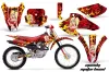 Honda XR100 Dirt Bike Graphic Kit - 2001-2003 Motorhead Mandy Red