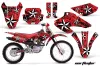 Honda XR100 Dirt Bike Graphic Kit - 2001-2003 Northstar Red