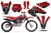 Honda XR100 Dirt Bike Graphic Kit - 2001-2003 Reaper Red