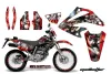 Honda XR250 SM Dirt Bike Graphic Kit - 2003-2005 Mad Hatter Red