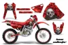 Honda XR400 Dirt Bike Graphic Kit - 1996-2004 Bone Collector Red