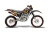 Honda XR400 Dirt Bike Graphic Kit - 1996-2004 Firestorm Black