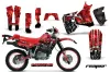 Honda XR650L Dirt Bike Graphic Kit - 1993-2025 Reaper Red