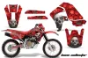 Honda XR650R Dirt Bike Graphic Kit - 2000-2010 Bone Collector Red