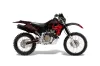 Honda XR650R Dirt Bike Graphic Kit - 2000-2010 Silver Star - Reloaded Black