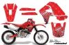 Honda XR650R Dirt Bike Graphic Kit - 2000-2010 Silver Star - Reloaded Red