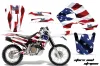 Honda XR650R Dirt Bike Graphic Kit - 2000-2010 Stars and Stripes Red White & Blue
