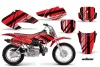 Honda XR70 Dirt Bike Graphic Kit - 2001-2003 In Line Red
