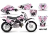 Honda XR70 Dirt Bike Graphic Kit - 2001-2003 Starlett Pink