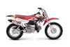 Honda XR70 Dirt Bike Graphic Kit - 2001-2003 Toxicity Red