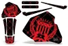 Honda XR80 Dirt Bike Graphic Kit - 1985-2000 Reloaded Red