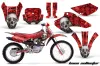 Honda XR80 Dirt Bike Graphic Kit - 2001-2003 Bone Collector Red