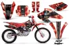 Honda XR80 Dirt Bike Graphic Kit - 2001-2003 Mad Hatter Red