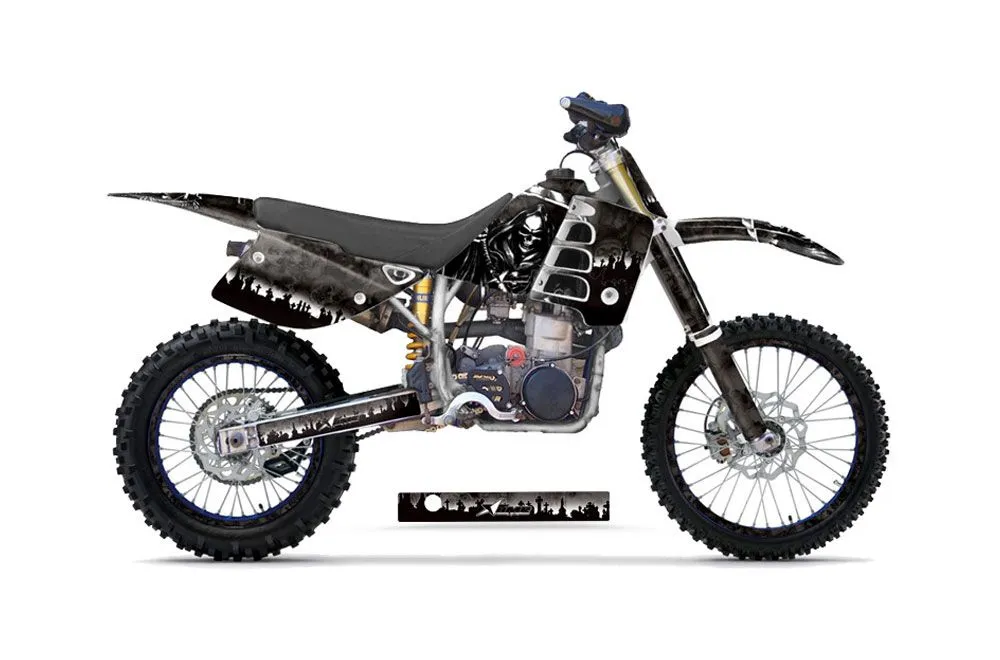 Husaberg FC 501 Dirt Bike Graphic Kit - 1997-1999 Reaper Black
