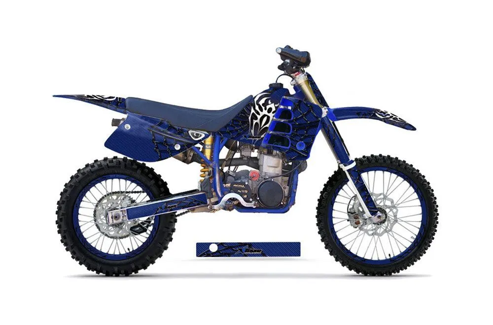 Husaberg FC 501 Dirt Bike Graphic Kit - 1997-1999 Widow Maker Blue
