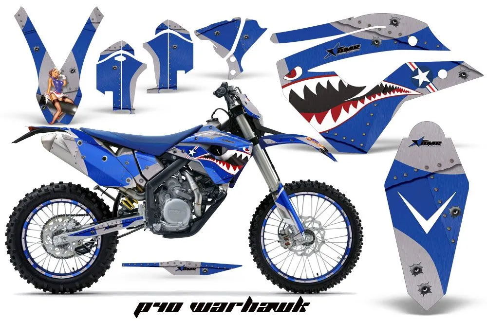 Husaberg FS / FE 450 Dirt Bike Custom Graphic Kit - 2009-2012