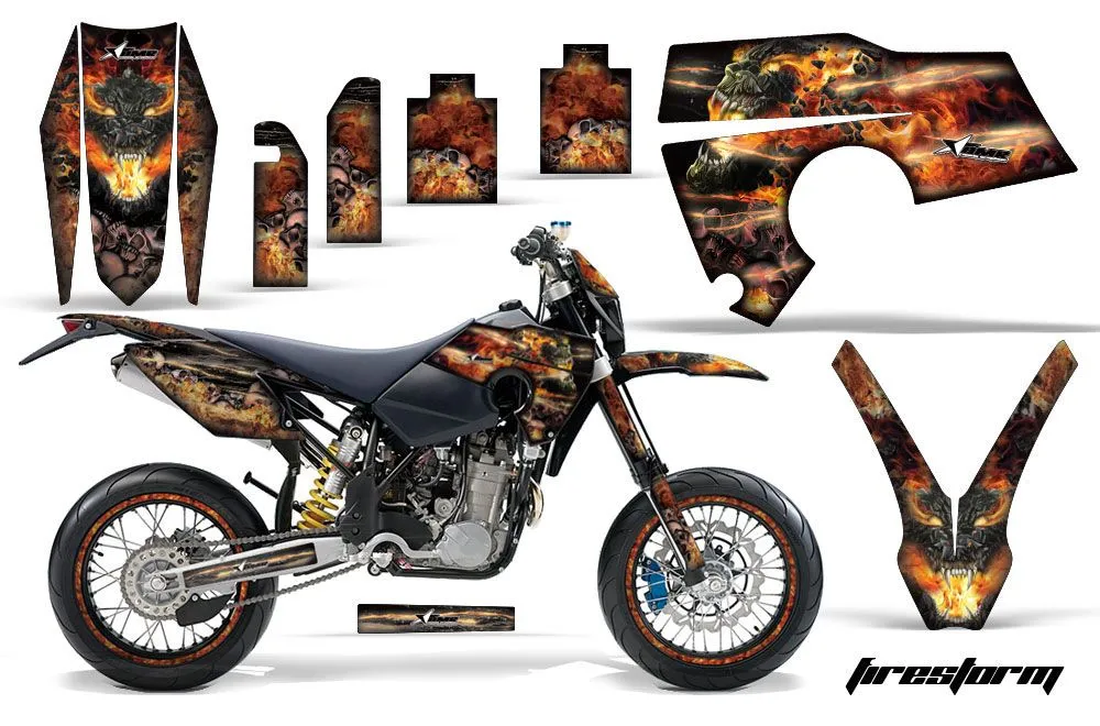 Husaberg FS / FE Dirt Bike Custom Graphic Kit - 2006-2008