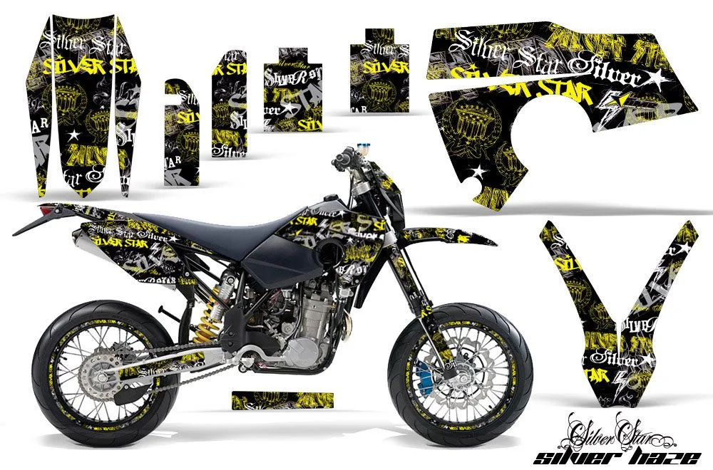 Husaberg FS / FE Dirt Bike Custom Graphic Kit - 2006-2008