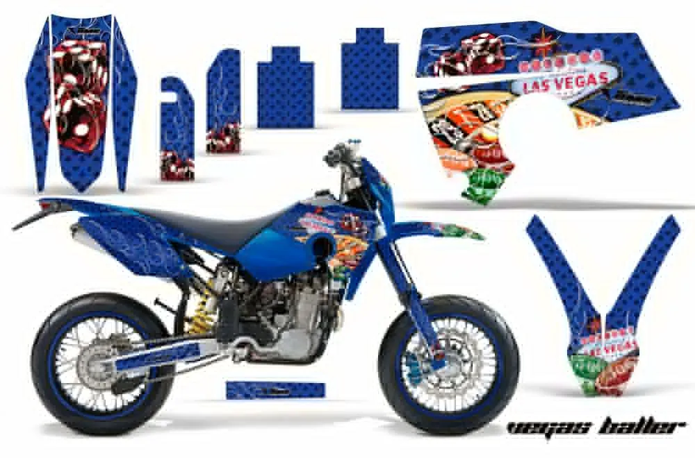 Husaberg FS / FE Dirt Bike Custom Graphic Kit - 2006-2008