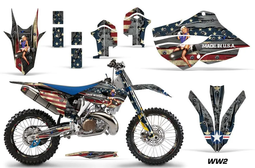 Husaberg TC / FC 250 Dirt Bike Custom Graphic Kit - 2013-2014