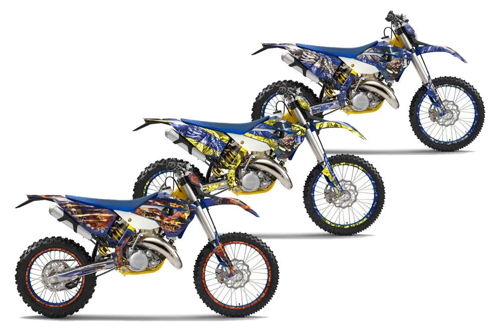 Husaberg TE 125 Dirt Bike Custom Graphic Kit - 2011-2012