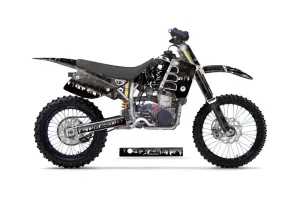 Husaberg FC 501 Dirt Bike Graphic Kit - 1997-1999 Reaper Black