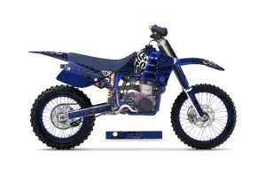 Husaberg FC 501 Dirt Bike Graphic Kit - 1997-1999 Widow Maker Blue