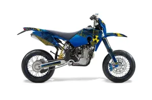 Husaberg FS / FE Dirt Bike Graphic Kit - 2006-2008 Meltdown Blue