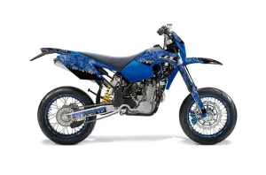 Husaberg FS / FE Dirt Bike Graphic Kit - 2006-2008 Reaper Blue