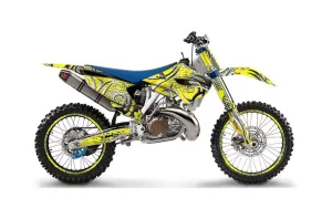 Husaberg TC / FC 300 Dirt Bike Graphic Kit - 2013-2014 Deaden Yellow