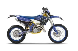 Husaberg TE 125 Dirt Bike Graphic Kit - 2011-2012 Reaper Blue