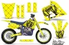 Husaberg FC 501 Dirt Bike Graphic Kit - 1997-1999 Silver Star - Reloaded Yellow