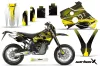 Husaberg FC / FE / FS 650 Dirt Bike Graphic Kit - 2001-2005 Carbon X Yellow