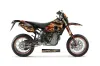 Husaberg FC / FE / FS 650 Dirt Bike Graphic Kit - 2001-2005 Firestorm Black