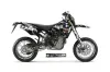 Husaberg FC / FE / FS 650 Dirt Bike Graphic Kit - 2001-2005 Mad Hatter Black
