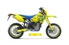 Husaberg FC / FE / FS 650 Dirt Bike Graphic Kit - 2001-2005 Silver Star - Reloaded Yellow