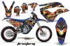 Husaberg FS / FE 670 Dirt Bike Graphic Kit - 2009-2012 Firestorm Blue