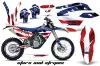 Husaberg FS / FE 670 Dirt Bike Graphic Kit - 2009-2012 Star - s and Stripes