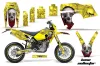 Husaberg FS / FE Dirt Bike Graphic Kit - 2006-2008 Bone Collector Yellow