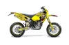 Husaberg FS / FE Dirt Bike Graphic Kit - 2006-2008 Bone Collector Yellow