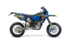 Husaberg FS / FE Dirt Bike Graphic Kit - 2006-2008 Mad Hatter Blue
