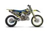 Husaberg TC / FC 300 Dirt Bike Graphic Kit - 2013-2014 Mad Hatter Yellow
