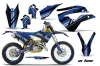 Husaberg TE 300 Dirt Bike Graphic Kit - 2011-2012 In Line Blue