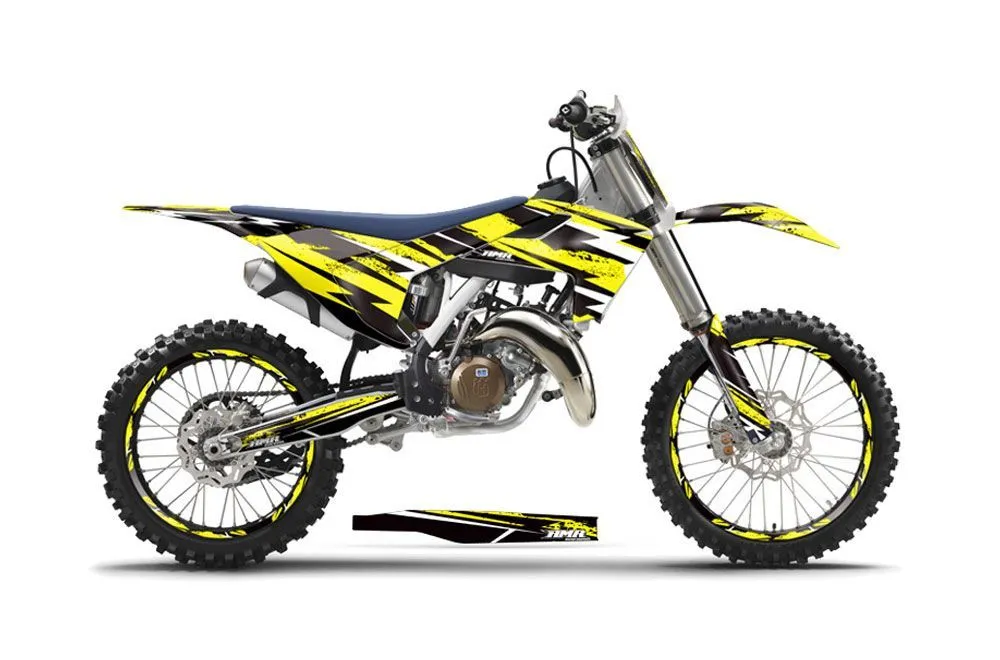 Husqvarna FC 250 Dirt Bike Graphic Kit - 2016-2017 Attack Yellow