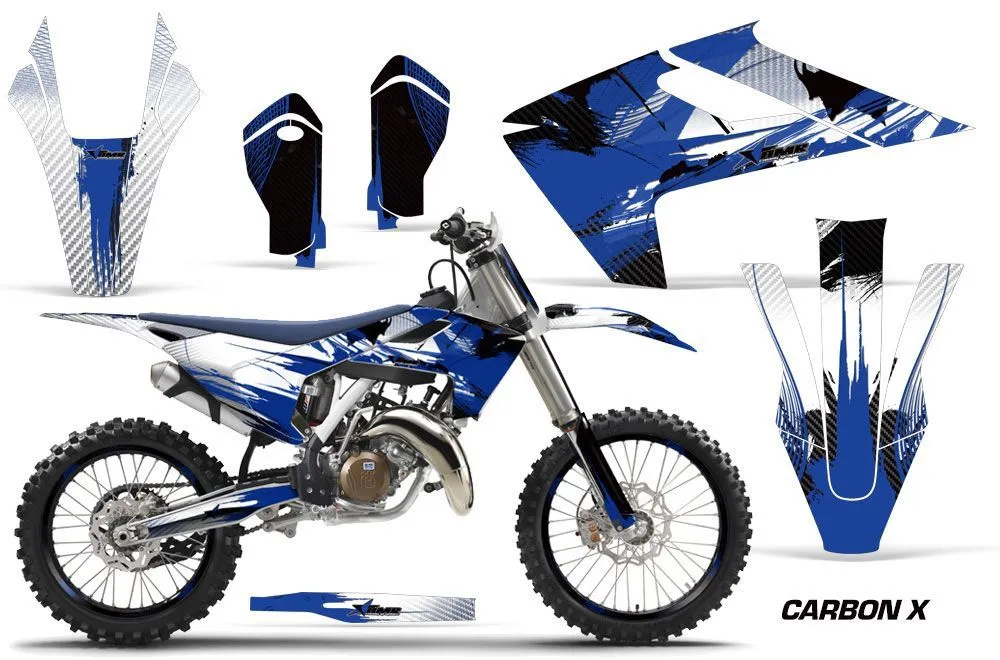 Husqvarna FC 450 Dirt Bike Graphic Kit - 2016-2017 Carbon X Blue
