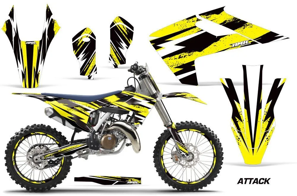 Husqvarna TC 125 Dirt Bike Custom Graphic Kit - 2016-2017
